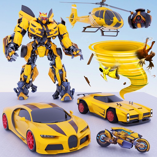 Robot Tornado Transform Game أيقونة