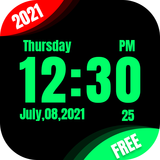 Digital Clock: Live Clock Wallpaper icon