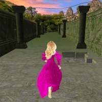 Princess in Temple. Game for girls