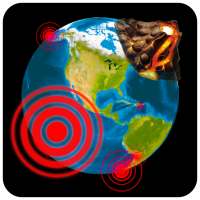 3D Earthquakes Map & Volcanoes