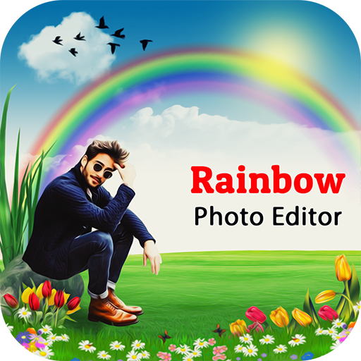 Rainbow Photo Editor - Rainbow Photo Frame أيقونة