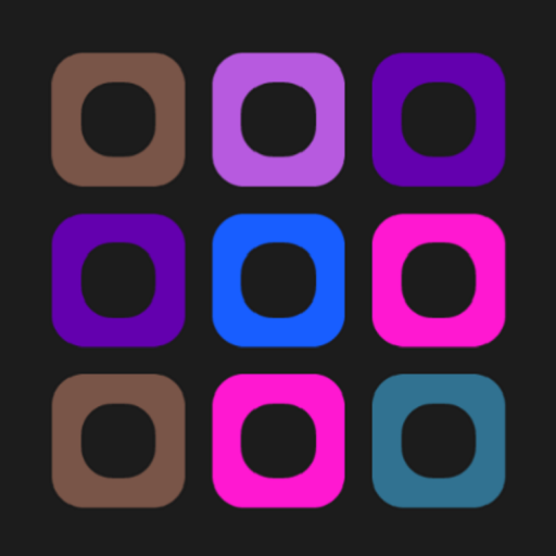 Puzzle box. Blocks icon