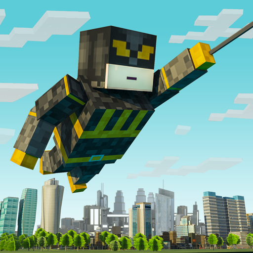 Grand Rope Hero Criminal Blocky City icon