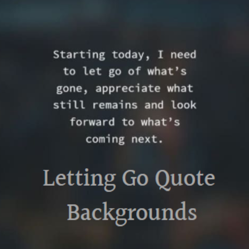 Letting Go Quote Backgrounds icon