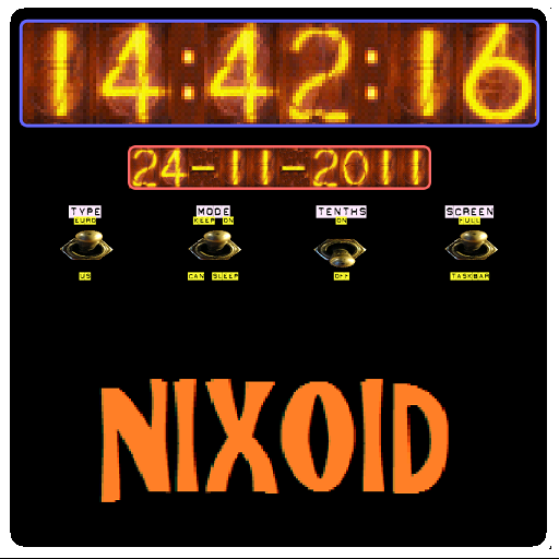 Nixoid Nixie Clock icon