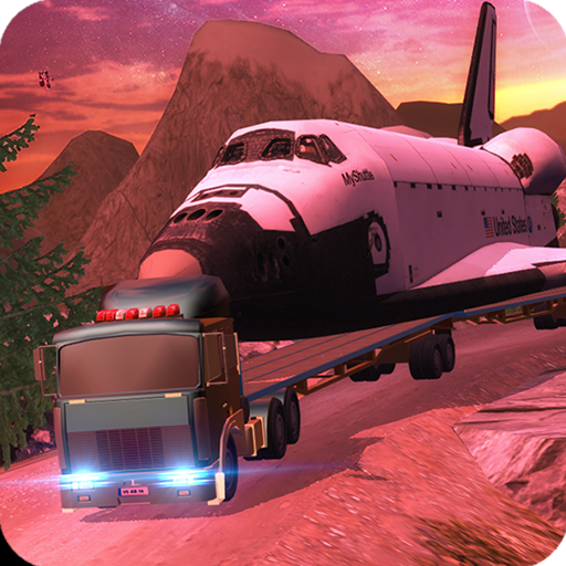 Space Shuttle Transporter 3D icon