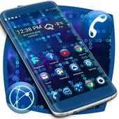 Dark Blue Bubbles Launcher