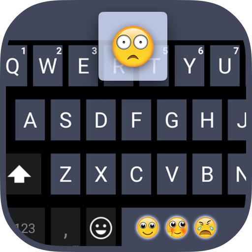 Black Night Emoji Keyboard icon