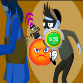 Do not touch my phone - real anti-theft alarm icon