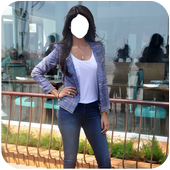 Girls Jeans Photo Suit icon