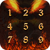 Applock Theme Fire Flame icon