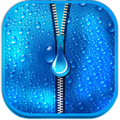 Water Drop Zipper Screen Lock icon