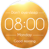 Alarm clock. Don't oversleep icon