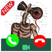 Call Siren Head  video call   chat (Simulation)‏ icon