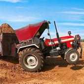 Tractor Trolley: Heavy Cargo Tractor Farming