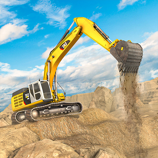 ikon permainan penggali kren berat