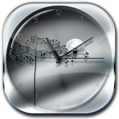 Transparent Simple Clock icon