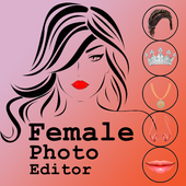 Female Photo Editor icon