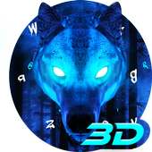 chủ đề Bàn phím Sói Băng Động 3D on 9Apps