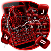 Red Threads Flash Keyboard icon