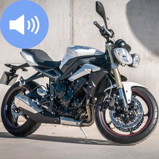 Motorcycle Sound and Wallpaper icon