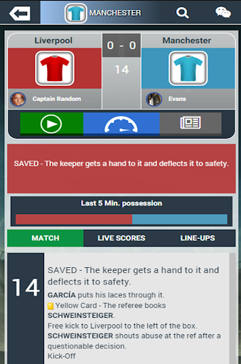Soccer Manager Worlds screenshot 1