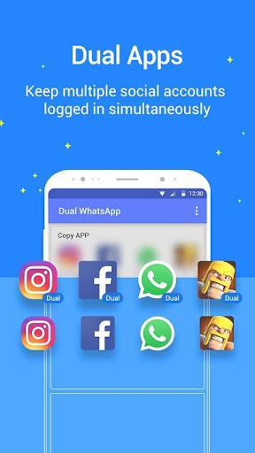 Dual Space - Multiple Accounts For All Social Apps screenshot 2