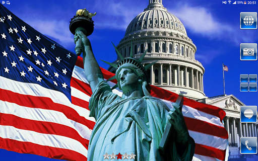 Free Independence Day Go Launcher theme screenshot 9