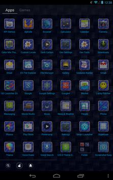 Blue Carbon GO Launcher Theme screenshot 2