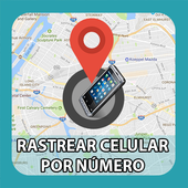 Cell phone tracker by phone number icon
