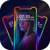 Colorful Border Light with my photo