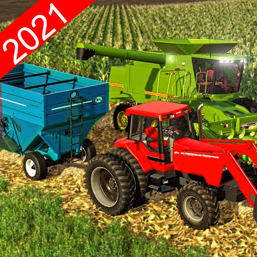 Farming Drive Tractor Trolley Offroad 2021 icon