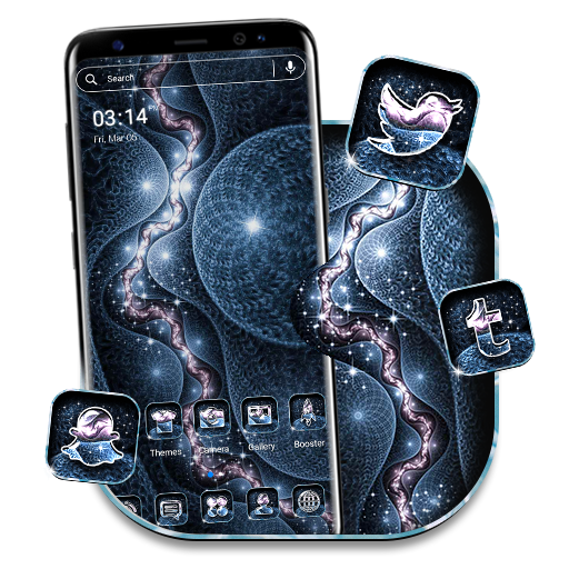 Fractal River Launcher Theme icon