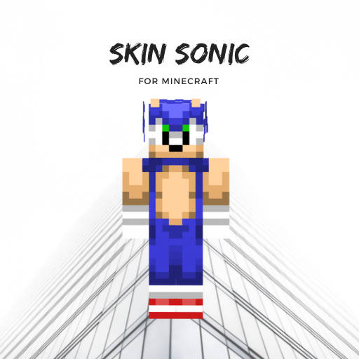 Skin Sonic for minecraft icon