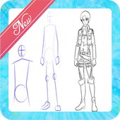Drawing attack on titan easily icon