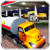 Oil Tanker Transporter Truck icon