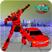Muscle Car Robot War:Transforming Robot Super Car icon