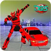 Muscle Car Robot War:Transforming Robot Super Car