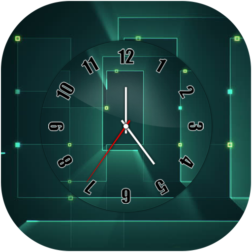 Hologram Clock Live Wallpaper - Analog Clock icon