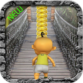 Upin run jungle adventure icon