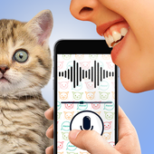 Cat language translator joke icon