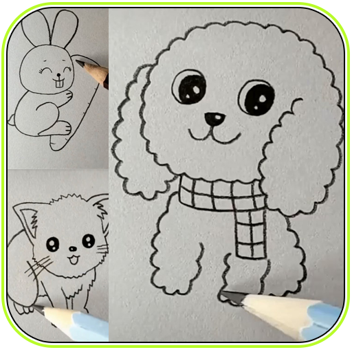 Simple Drawing - Video Step by Step Offline icon