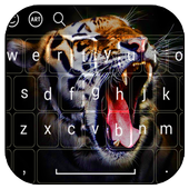 Neon Tiger Keyboard Theme icon