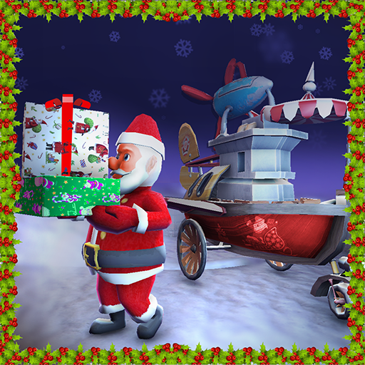 Christmas Car Rush Gifts Delivery: Santa New Game icon