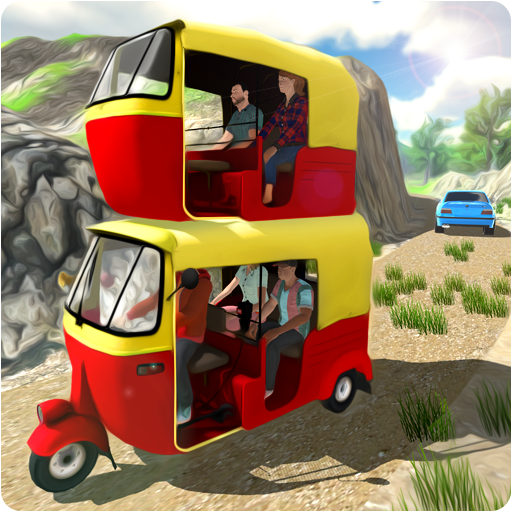 Tuk Tuk Rickshaw Driving Simulator Transport Games icon