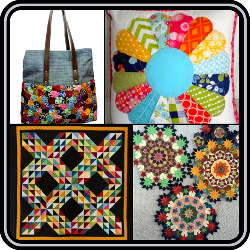 DIY Patchwork Patterns Making Home Craft Steps New icon