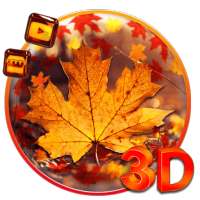 Tema Glass Tech Leaf 3d on 9Apps