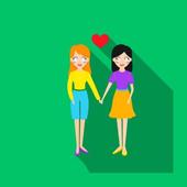 Lesbian Teen Chat: Only women - Girls Chat Dating icon