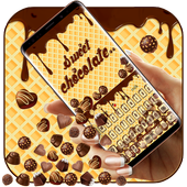 Sweet Chocolate Gravity Keyboard Theme icon