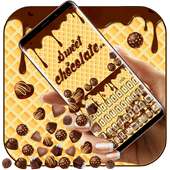 Sweet Chocolate Gravity Keyboard Theme